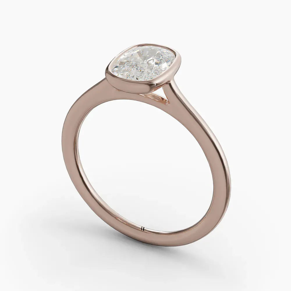 Borvi Elongated Cushion 14KR Ring - Loading